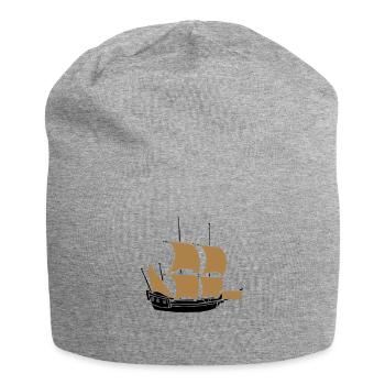ship - Jersey Beanie - heather grey - Front