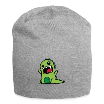 Tito le monstre vert - Bonnet en jersey - gris chiné - Devant