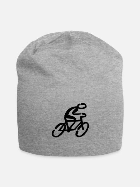 Fahrradfahrer Fahrrad - Jersey-Beanie - Grau meliert