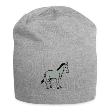 Ass - Jersey Beanie - heather grey - Front