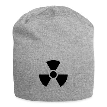radioaktiv - Jersey-Beanie - Grau meliert - Vorne