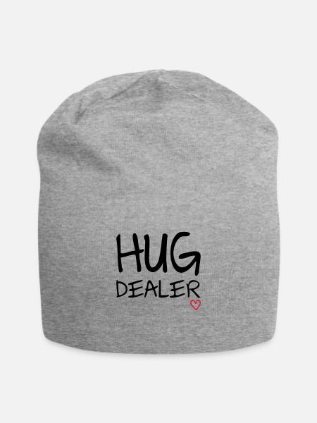 Hug Dealer - Bonnet en jersey - gris chiné