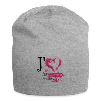 aime love rencontres pertinentes sexe humour - Bonnet en jersey - gris chiné - Devant