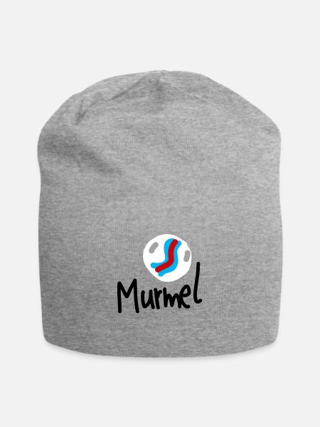 Murmel - Jersey-Beanie - Grau meliert