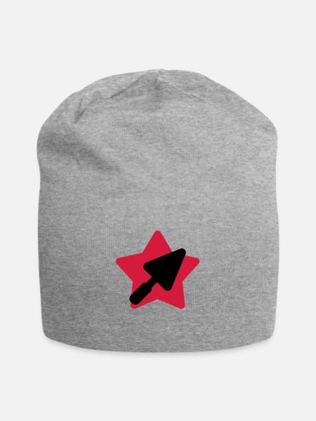 Maçon / Maçonnerie / Construction / Chantier - Bonnet en jersey - gris chiné
