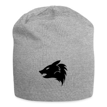 wolf - Jersey-Beanie - Grau meliert - Vorne