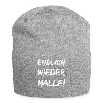 Endlich wieder Malle! - Jersey-Beanie - Grau meliert - Vorne