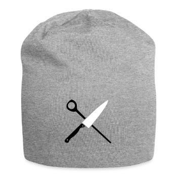 couverts de cuisine - Bonnet en jersey - gris chiné - Devant