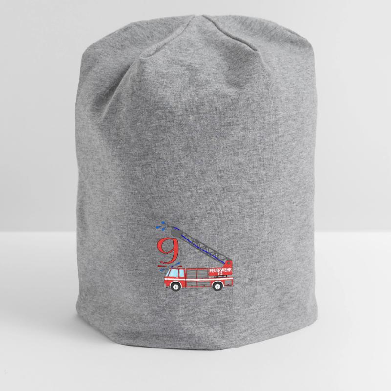 Fire engine 9th birthday Jersey Beanie