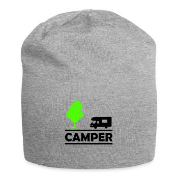 camper - Jersey Beanie - heather grey - Front