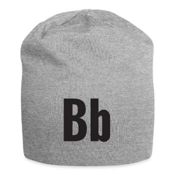 Point (B) - Bonnet en jersey - gris chiné - Devant