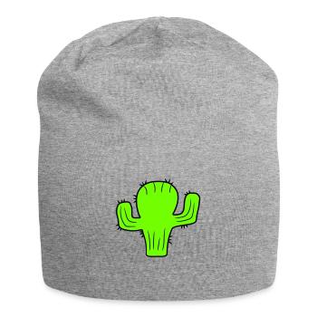 Cactus Plante Épineux Épineux Déserts Cactus - Bonnet en jersey - gris chiné - Devant