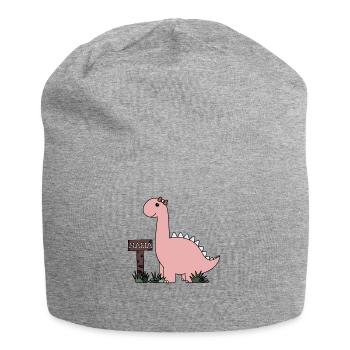 Dino Maria - Bonnet en jersey - gris chiné - Devant