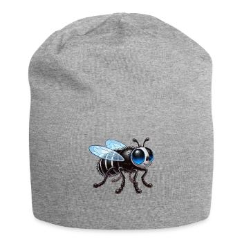 Mouche - Bonnet en jersey - gris chiné - Devant