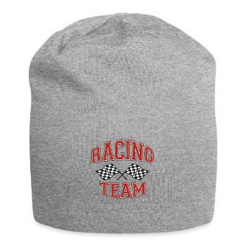 racing team - Bonnet en jersey - gris chiné - Devant