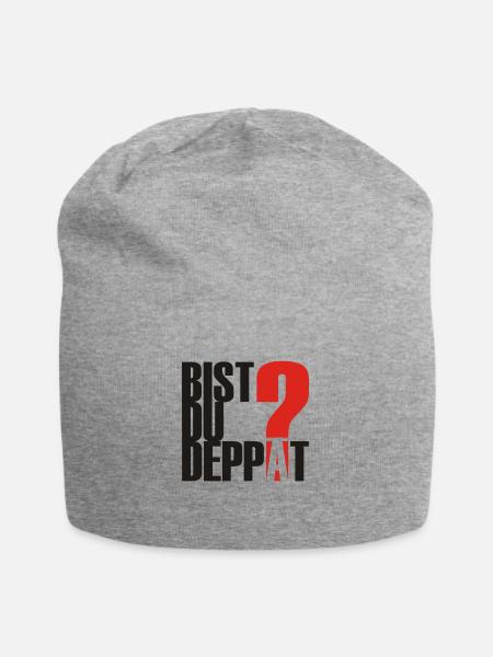 Êtes-vous Deppat? ... - Bonnet en jersey - gris chiné