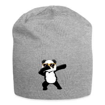Panda Bear Dabbing Dab Dance Gift - Bonnet en jersey - gris chiné - Devant