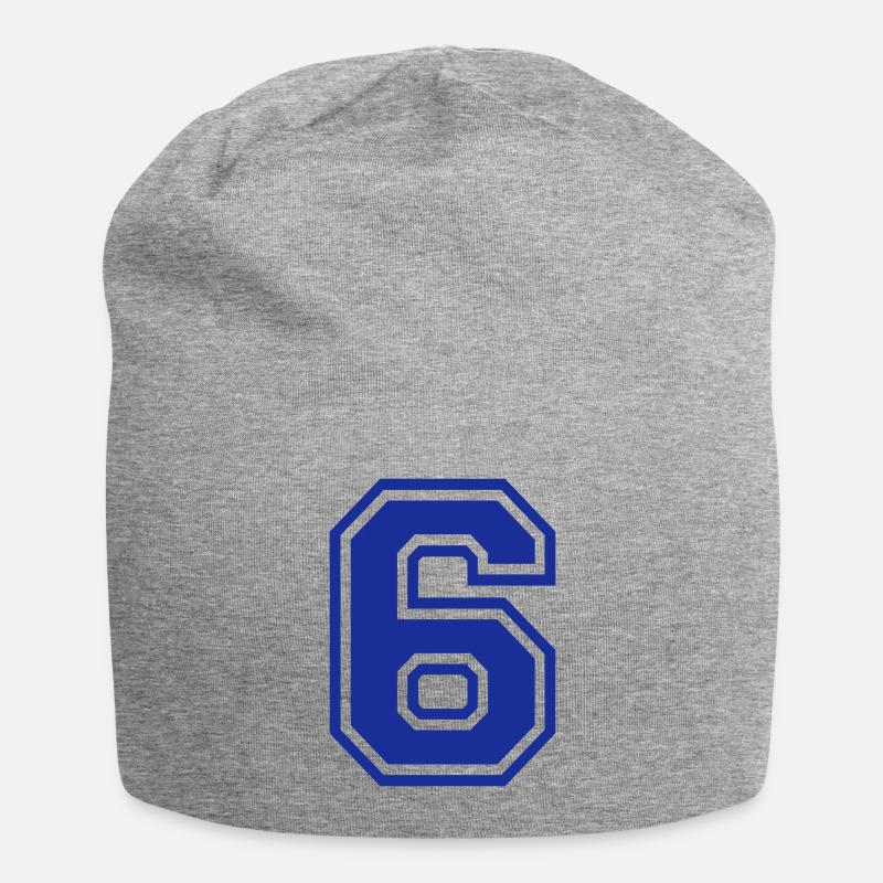 6 - Bonnet en jersey - gris chiné