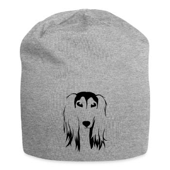 SALUKI - Jersey Beanie - heather grey - Front