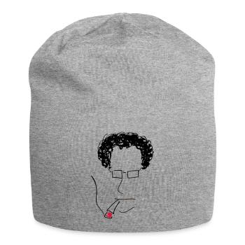 SMOKE BRAIN HPSTR - Jersey-Beanie - Grau meliert - Vorne