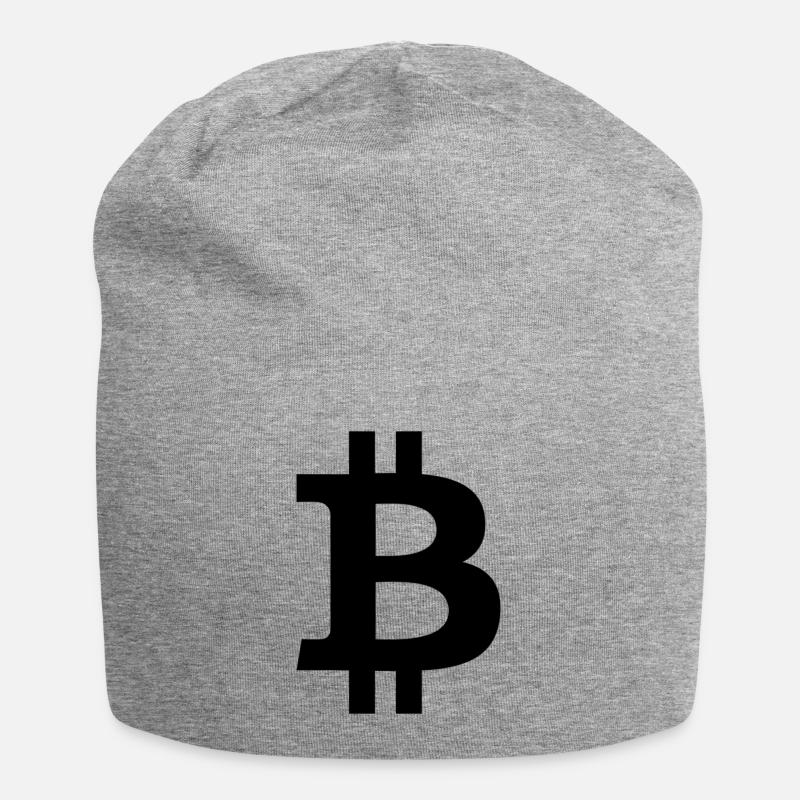 Bitcoin - Jersey Beanie - heather grey