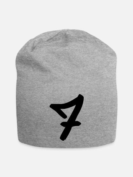 Graffiti: 7 - Bonnet en jersey - gris chiné