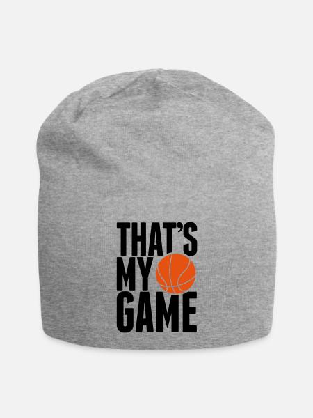 Basketball - That's my Game - Bonnet en jersey - gris chiné