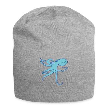 calamar - Bonnet en jersey - gris chiné - Devant