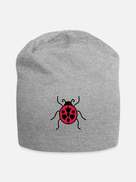 atom symbol radioaktiv gefahr danger warnung hinwe - Jersey-Beanie - Grau meliert