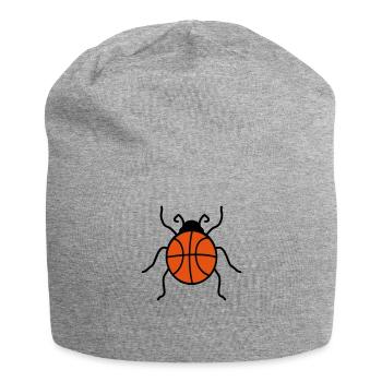 basketball sport verein korb ball marienkaefer kle - Jersey-Beanie - Grau meliert - Vorne