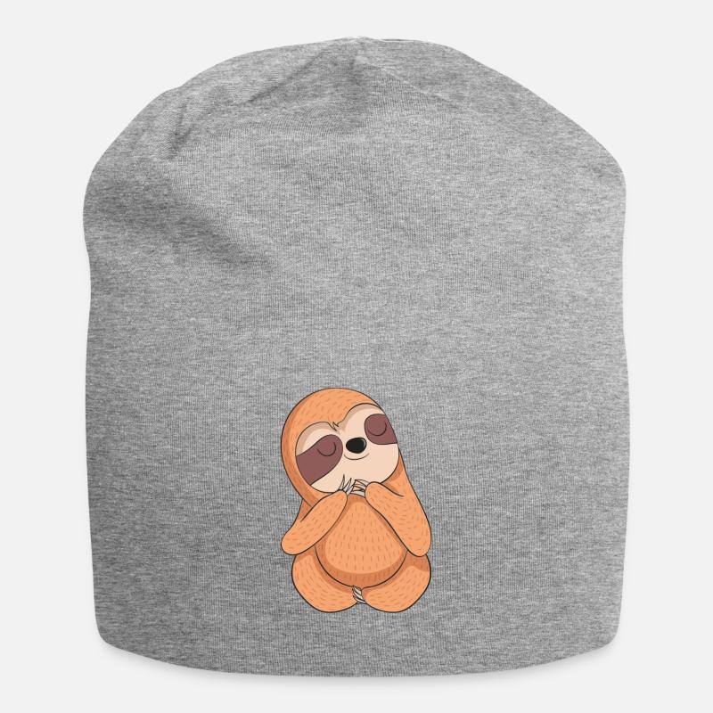 sloth - Jersey Beanie - heather grey