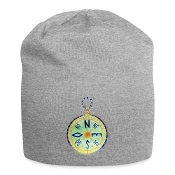 Compass - Jersey Beanie - heather grey - Front
