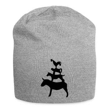 Bremer Stadtmusikanten / Bremen town musicians - Jersey-Beanie - Grau meliert - Vorne