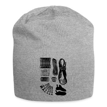 Ensemble de Alpine matériel d'escalade - Bonnet en jersey - gris chiné - Devant