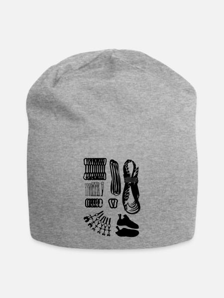 climbsrpead - Jersey-Beanie - Grau meliert
