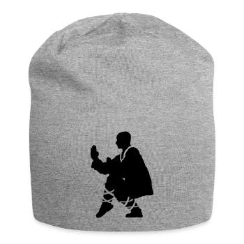 Kung fu - Jersey-Beanie - Grau meliert - Vorne