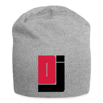 DJ - Jersey-Beanie - Grau meliert - Vorne