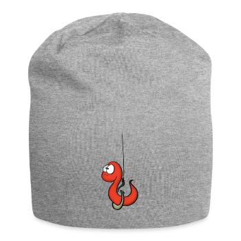 Wurm - Jersey-Beanie - Grau meliert - Vorne