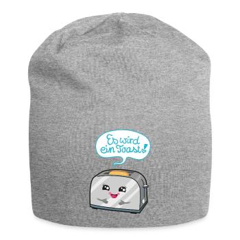 Es wird ein Toast! - Jersey-Beanie - Grau meliert - Vorne