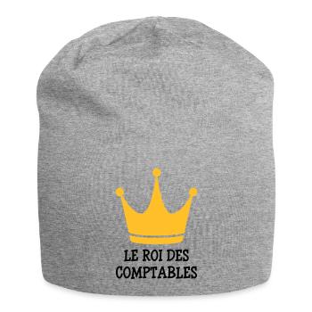 Buchhalter / Buchhaltung / erklären / Finanzen - Jersey-Beanie - Grau meliert - Vorne