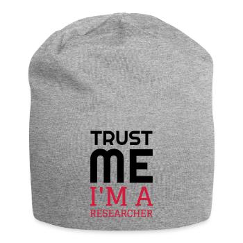 Forscher / Forschung / Arbeit / Job - Jersey-Beanie - Grau meliert - Vorne
