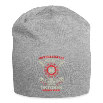 Unterschätze niemals SCHREINER OKTOBER - Jersey-Beanie - Grau meliert - Vorne
