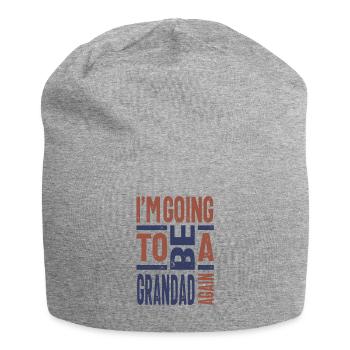 Je vais redevenir grand-père - Bonnet en jersey - gris chiné - Devant