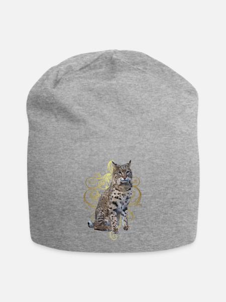 Luchs - Jersey-Beanie - Grau meliert