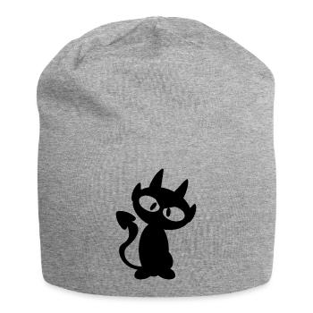 Little Evil Devil T-Shirt - Jersey Beanie - heather grey - Front