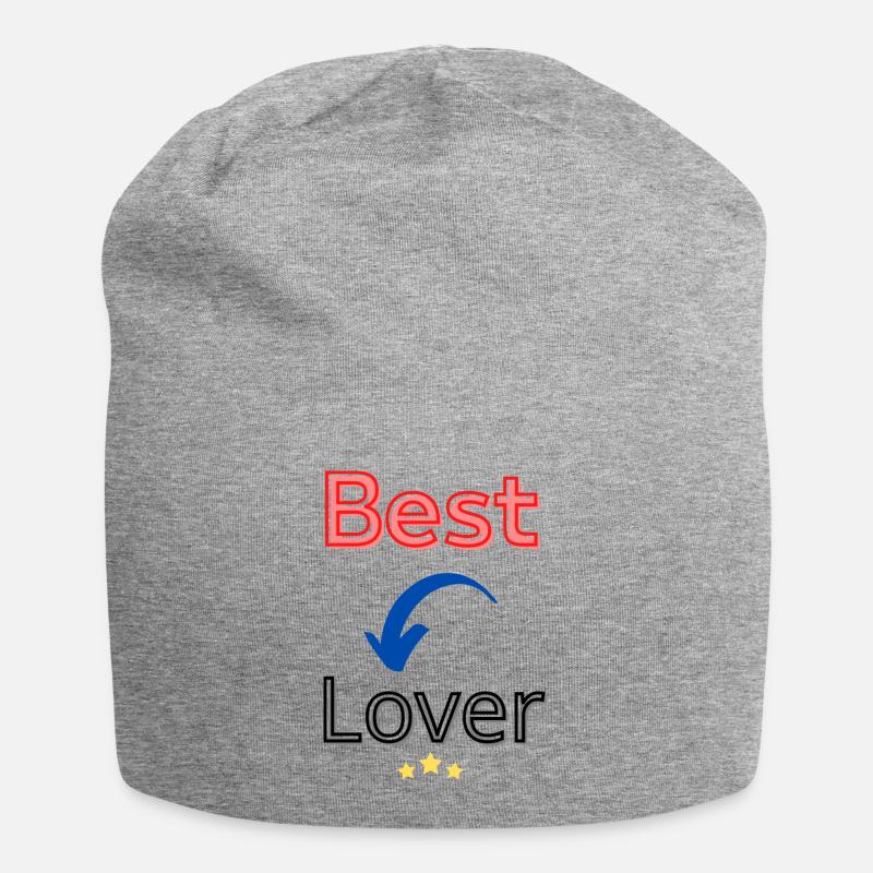 Bester Liebhaber / Bester Liebhaber - Jersey-Beanie - Grau meliert