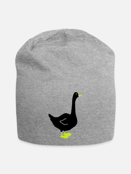 gans - Jersey-Beanie - Grau meliert