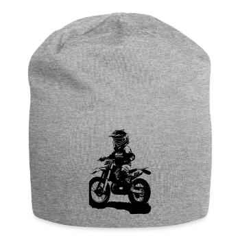 MOTORCYCLE CHILD - Jersey Beanie - heather grey - Front