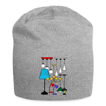 Magasin de lampes d’éclairage - Bonnet en jersey - gris chiné - Devant