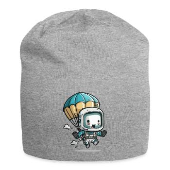 Fallschirmsprung-Bot - Jersey-Beanie - Grau meliert - Vorne